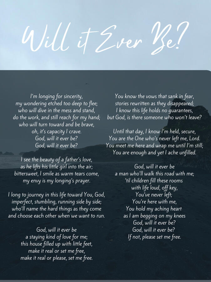 Will it Ever Be Lyrics